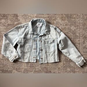 Zara Faded Blue Denim Jacket